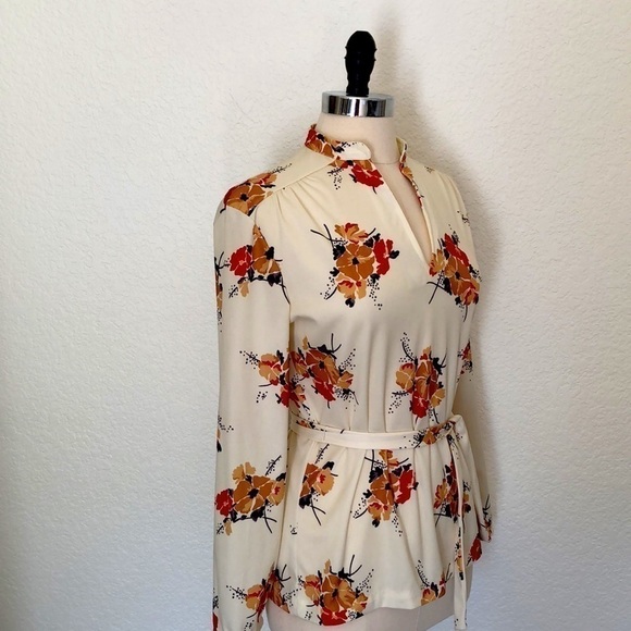 Vintage Boho pullover floral blouse - Picture 4 of 5